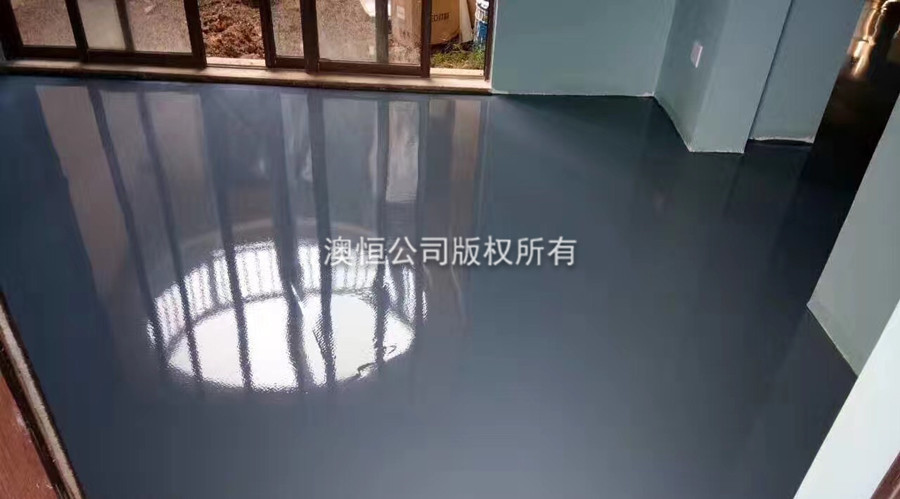 澳恒彩色面层自流平水泥（灰蓝）