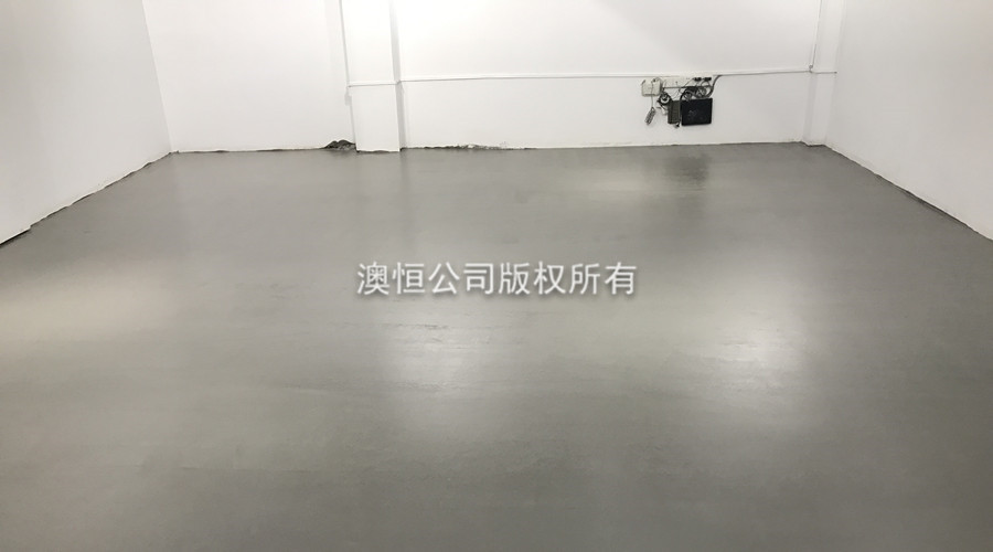 使用罩面剂罩面后的完工效果