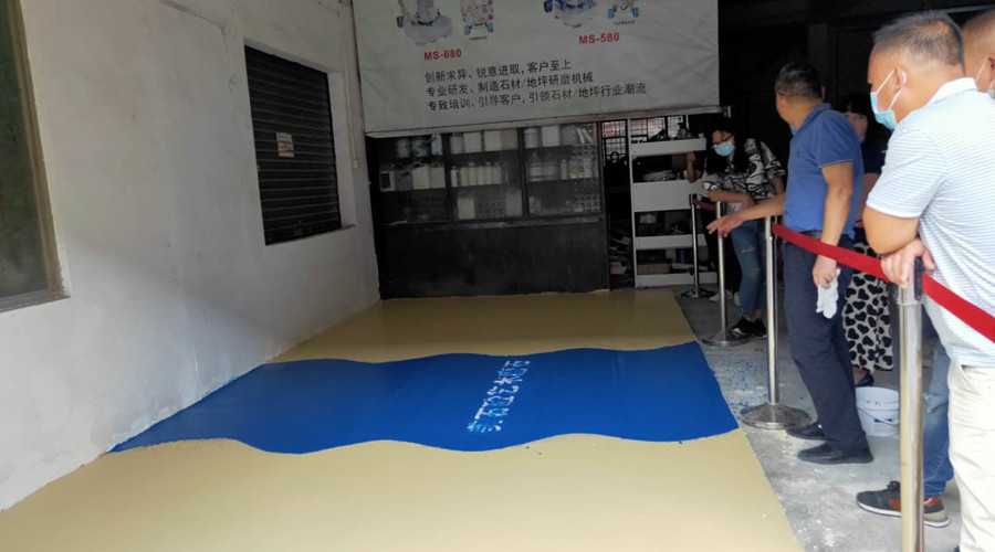 无机磨石整体大面无缝