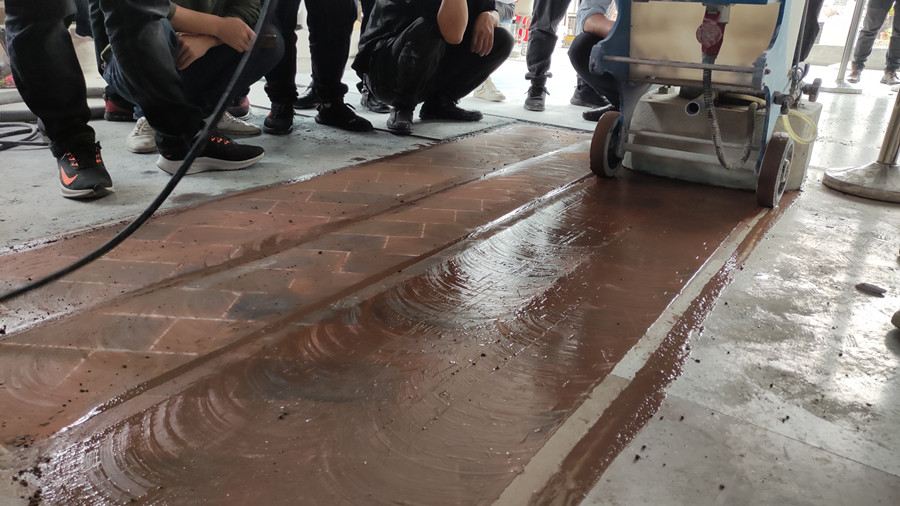 红砖地面研磨修补 红砖地面研磨修补