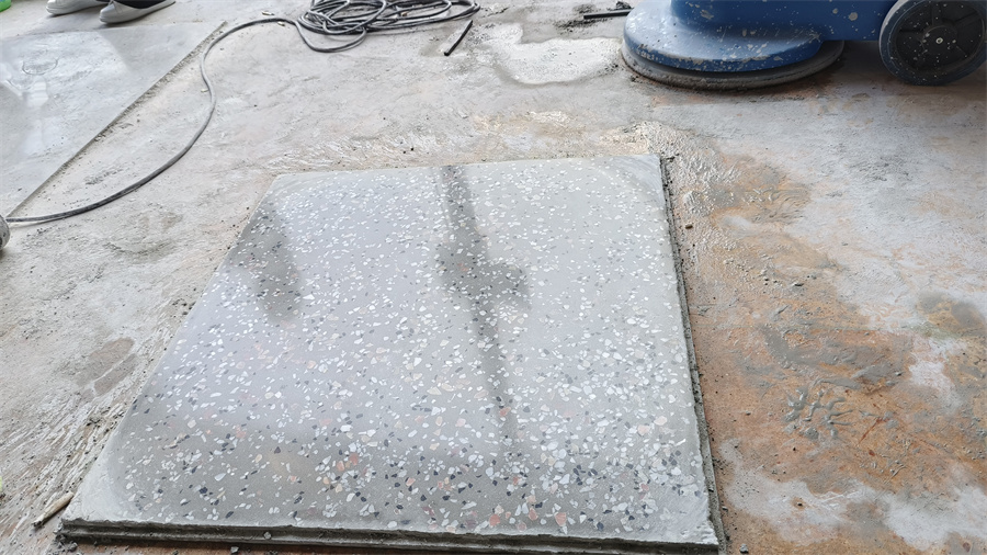 升级版水磨石制作完成